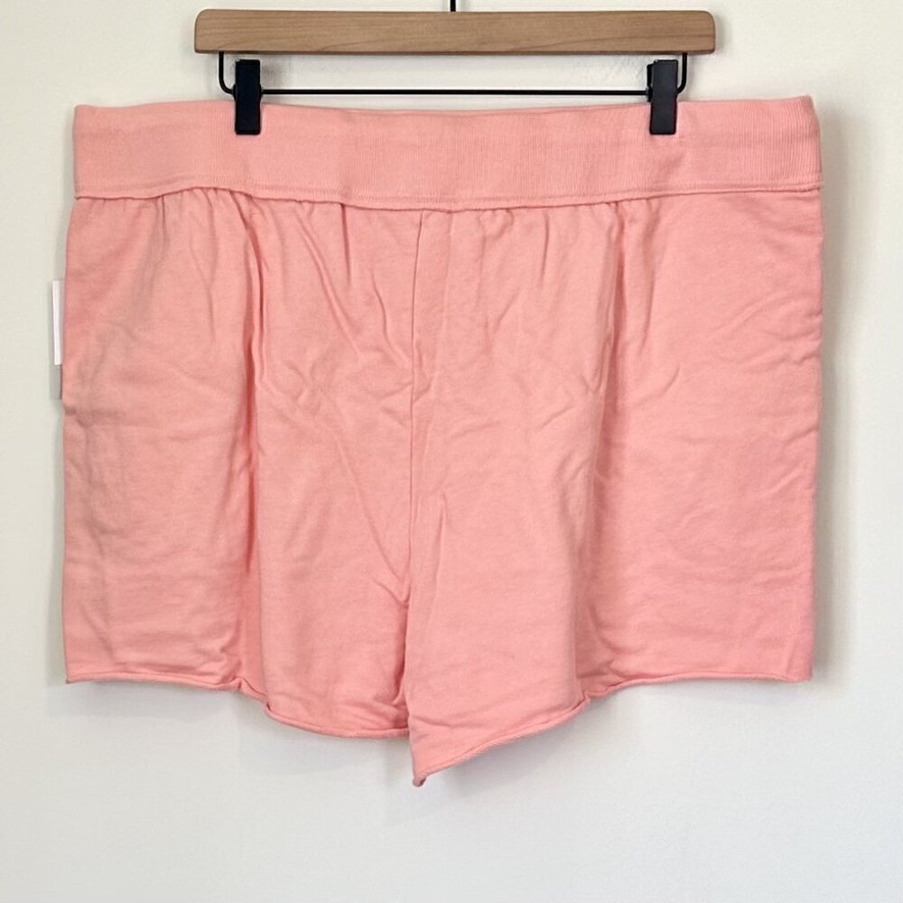NWT bp Coral Women's Pull-On Organic Loungewear Comfort Shorts - 2X - Picture 5 of 5